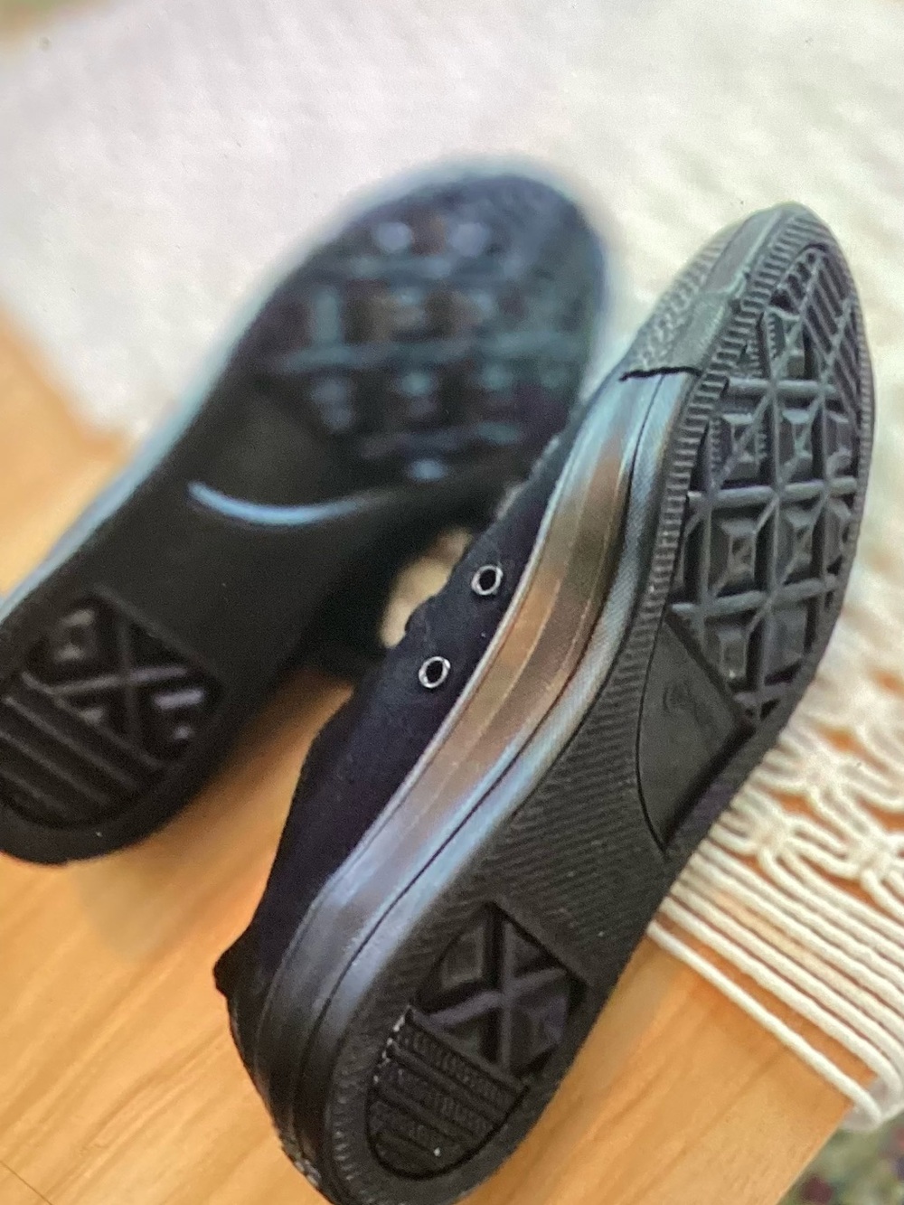 Converse All Star Low Top Sneakers in Black - Picture 4 of 5